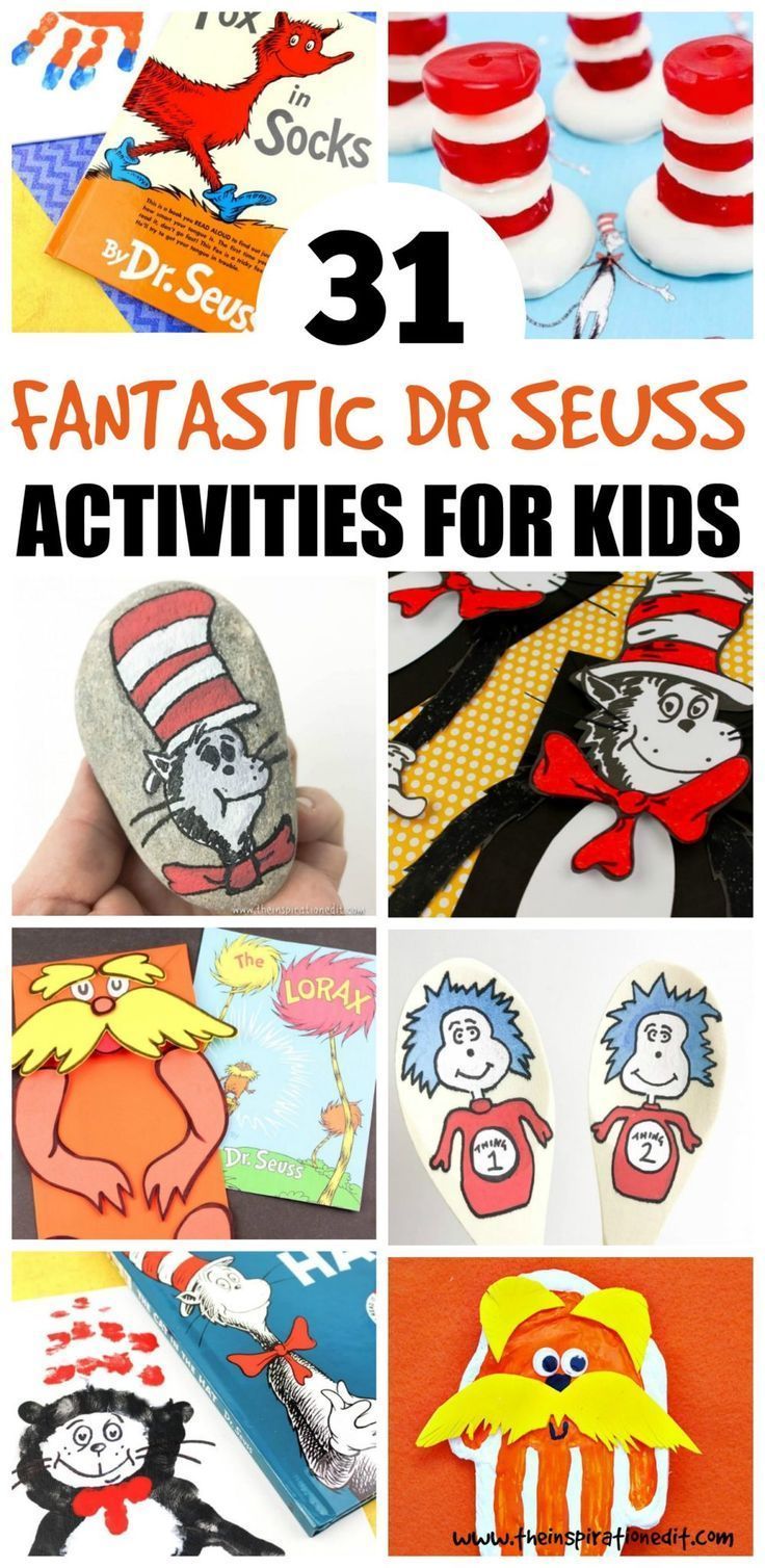 31 Dr Seuss Day Activities Kids Will Love -   21 outdoor summer crafts
 ideas