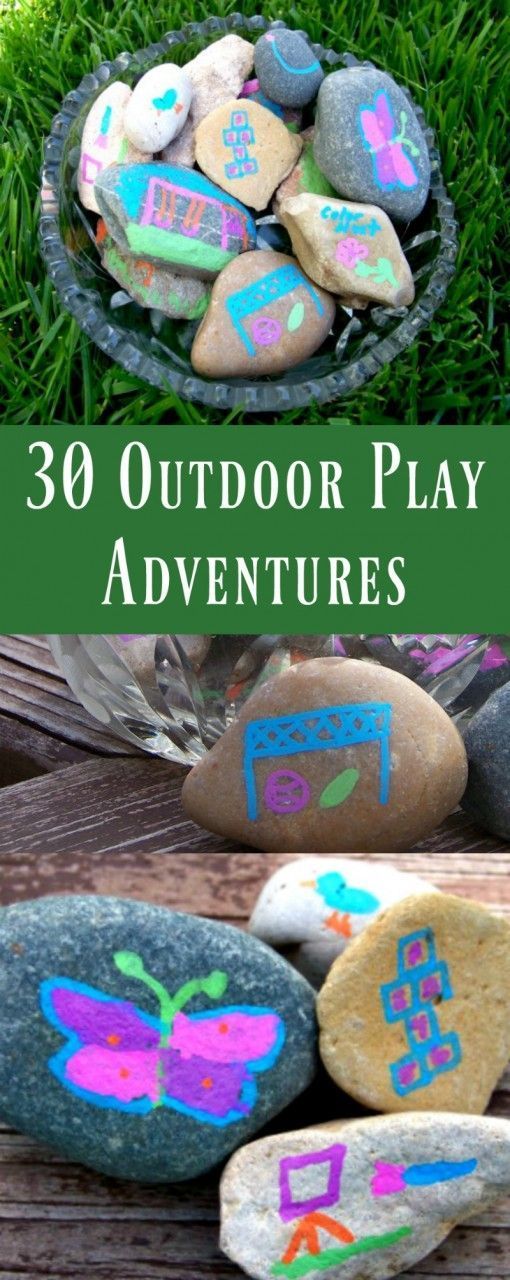 30 Things to do Outside + Easy Craft for Kids -   21 outdoor summer crafts
 ideas