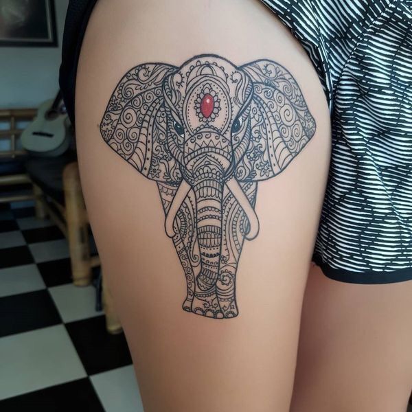 75 Big And Small Elephant Tattoo Ideas -   21 unique tattoo elephant
 ideas