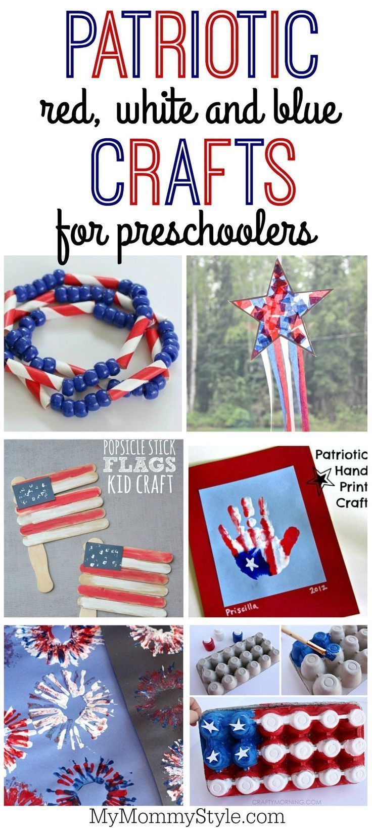 25 Patriotic crafts for kids -   22 4th of july preschool crafts
 ideas