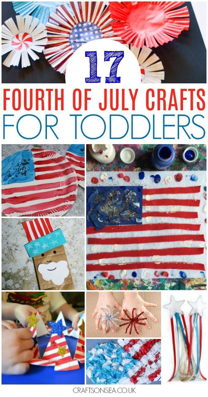 30+ 4th July Activities for Toddlers -   22 4th of july preschool crafts
 ideas