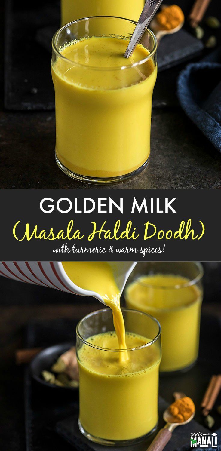 Golden Milk (Masala Haldi Doodh) -   22 anti inflammatory golden milk
 ideas
