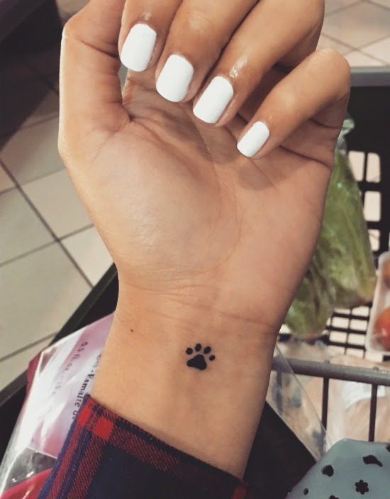 small cat paw print tattoo -   22 cat tattoo back
 ideas