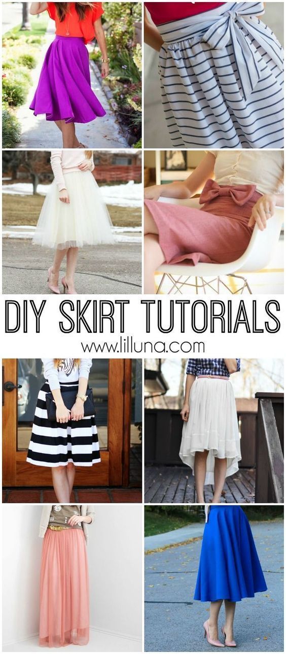 DIY Skirts -   22 diy clothes rock
 ideas