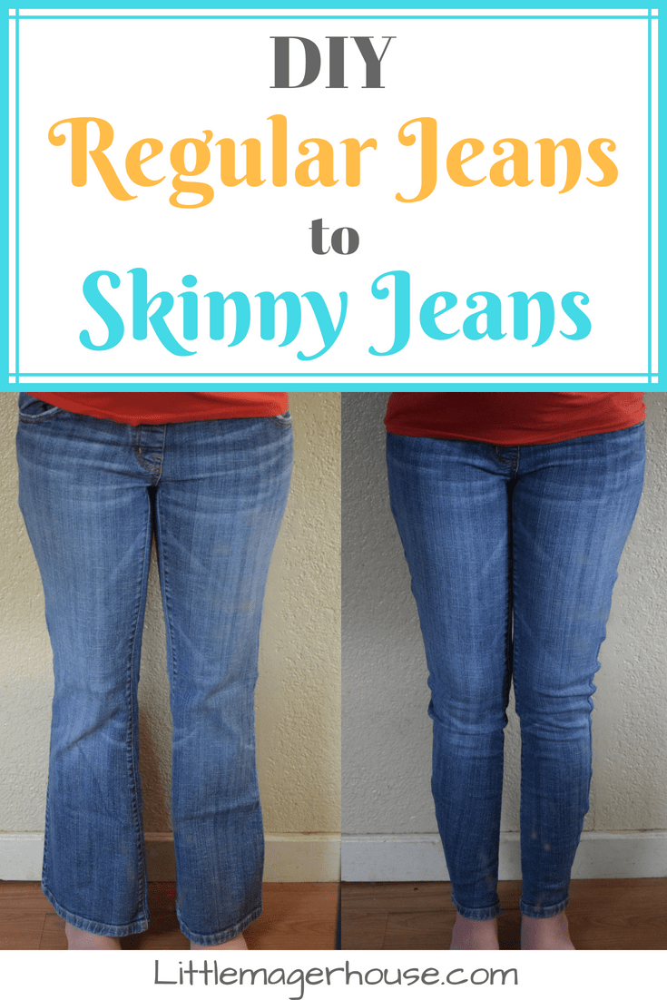 Make Skinny Jeans Yourself from Regular Jeans -   22 diy clothes rock
 ideas