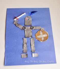 Medieval Knight Kid's Craft - Boy, Oh Boy, Oh Boy Crafts -   22 fabric crafts for boys ideas