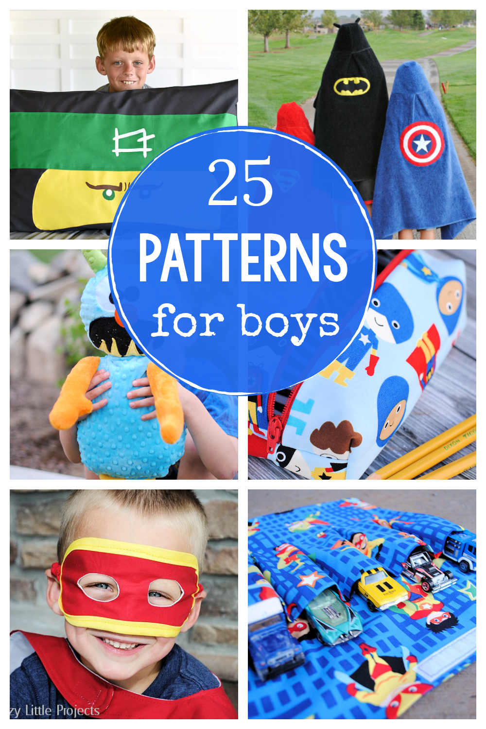 25 Great Sewing Patterns for Boys -   22 fabric crafts for boys ideas