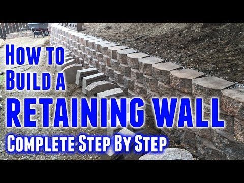 95 Stunning Retaining Wall Ideas -   22 garden steps retaining wall ideas