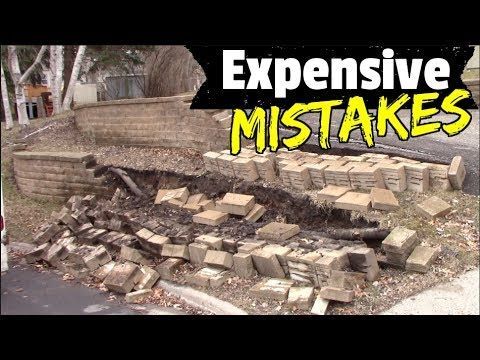 Retaining Walls - How to Avoid Costly Mistakes and DIY your landscaping Walls with Great results! - YouTube -   22 garden steps retaining wall ideas