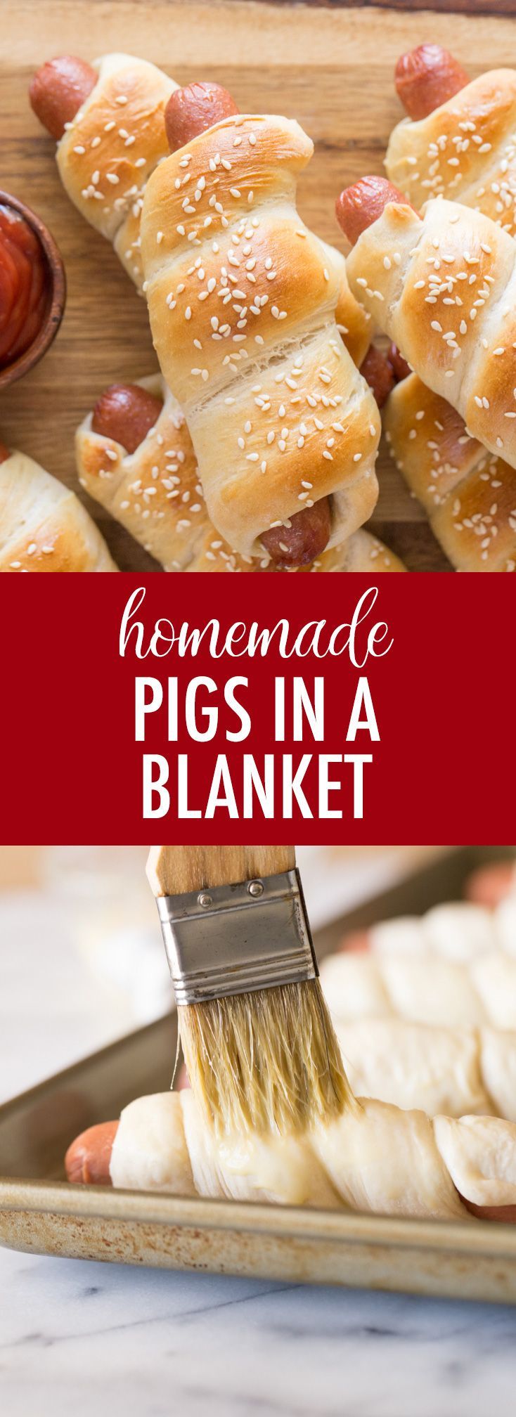 These Homemade Pigs in a Blanket are the perfect summer lunch for your kiddos! You can make your own dough, or use a store-bought pizza dough. -   22 home made pizza recipes
 ideas