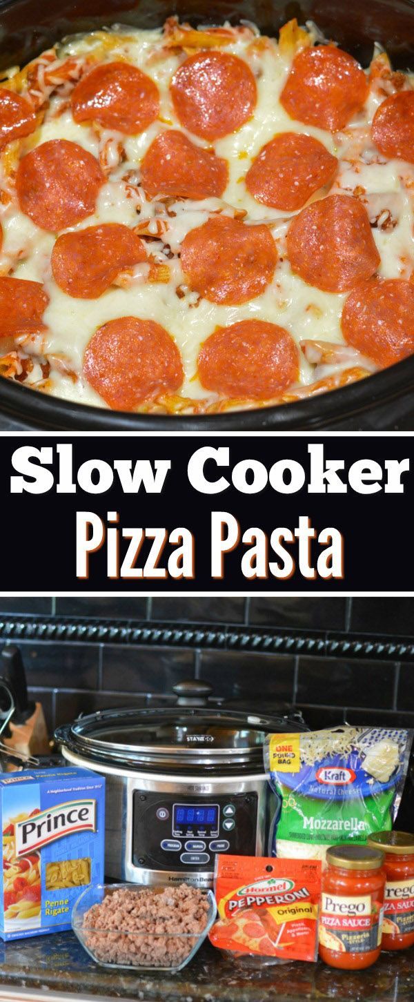 Slow Cooker Pizza Pasta -   22 home made pizza recipes
 ideas