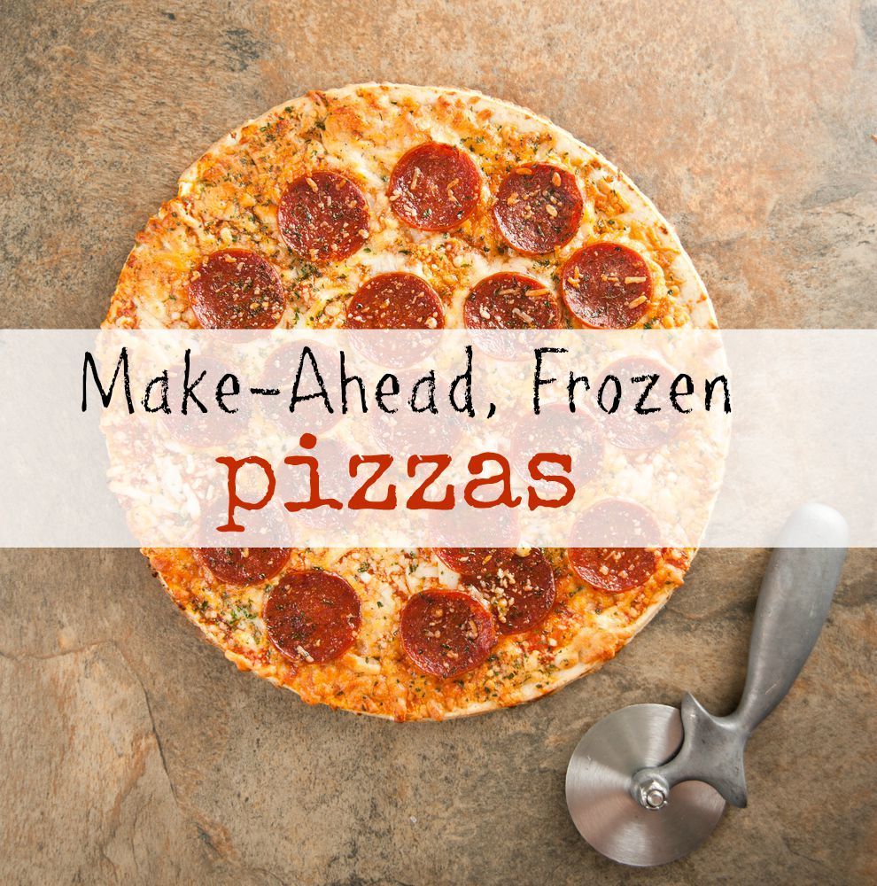 Make-Ahead, Home Made Frozen Pizzas -   22 home made pizza recipes
 ideas