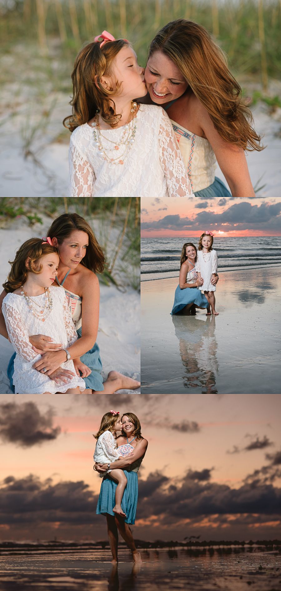 St Pete Beach Treasure Island Three Generations Beach Portraits at Sunset -   22 mother daughter beach
 ideas