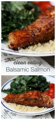 Quick and Easy Balsamic Salmon -   22 salmon recipes balsamic
 ideas