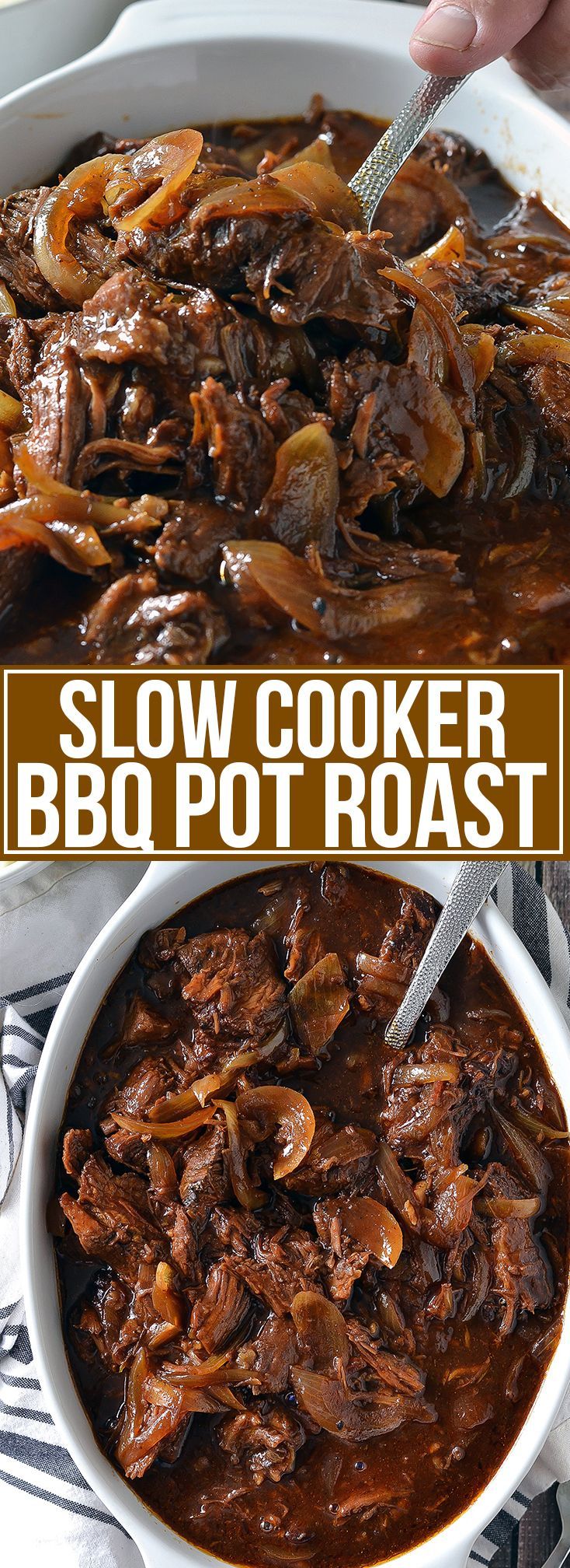 Slow Cooker BBQ Pot Roast -   22 sausage recipes slow cooker
 ideas