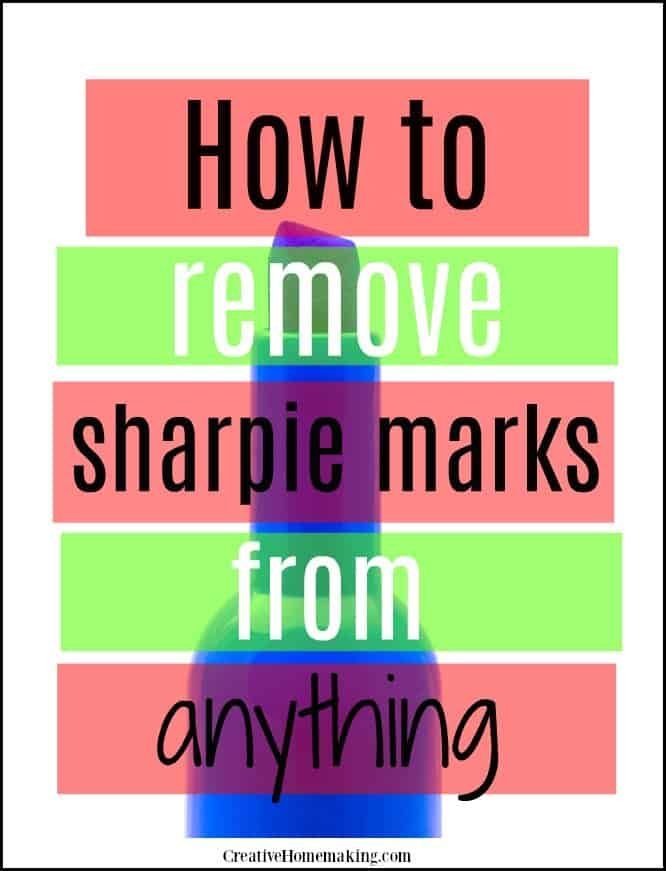 How to Remove Sharpie Marks from Anything -   22 sharpie crafts plastic
 ideas
