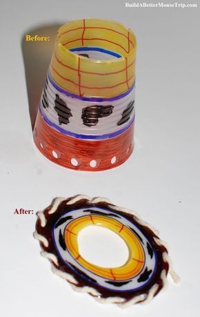 Make your own Shrinky Dinks! Use disposable plastic party cups and Sharpie Markers. Just be sure the cups are marked with the  this is the same type of plastic that Shrinky Dinks use. Bake at 350 on a protected cookie sheet til they melt then flatten (check in about 30 second increments) -   22 sharpie crafts plastic
 ideas