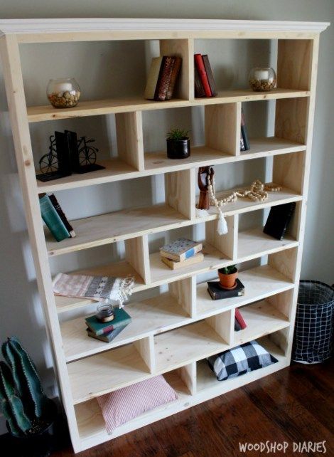 How to Build a Simple Modern DIY Bookshelf -   23 diy bookshelf classroom
 ideas