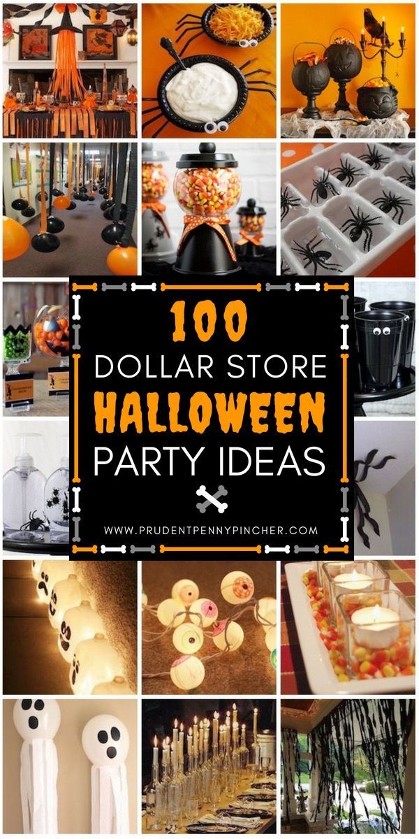 100 Dollar Store Halloween Party Ideas -   23 diy halloween party
 ideas