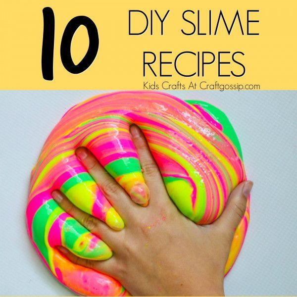 10 DIY Slime Recipes For Kids -   23 diy slime facile
 ideas