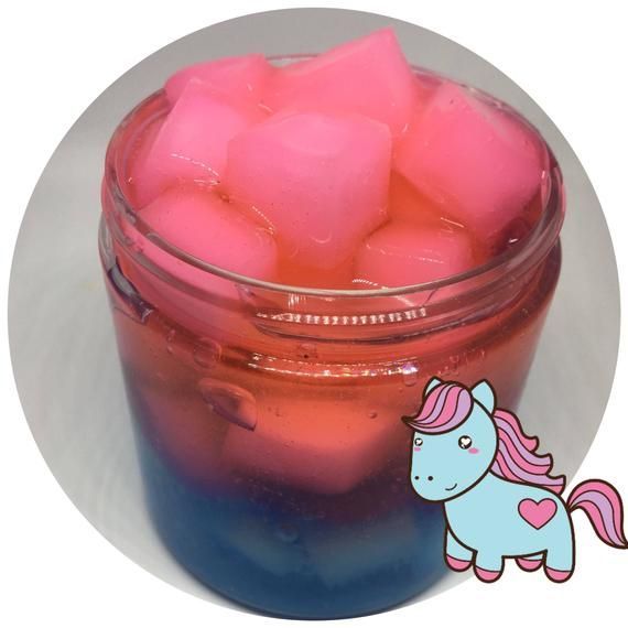Cotton Candy Jelly Cube Slime *SCENTED -   23 diy slime facile
 ideas