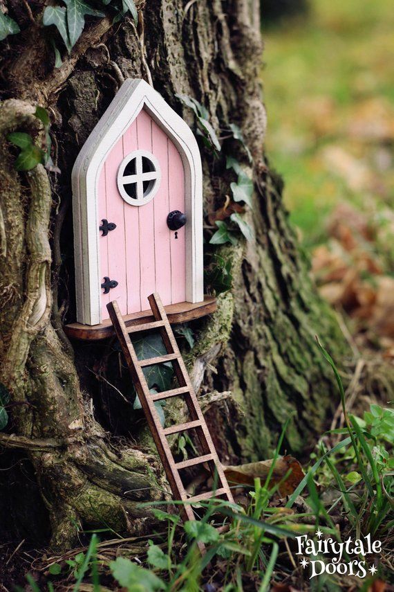 Fairy Ladder for Fairy door - Fairy garden - Fairy ladder for tree -   23 fairy garden ladder
 ideas
