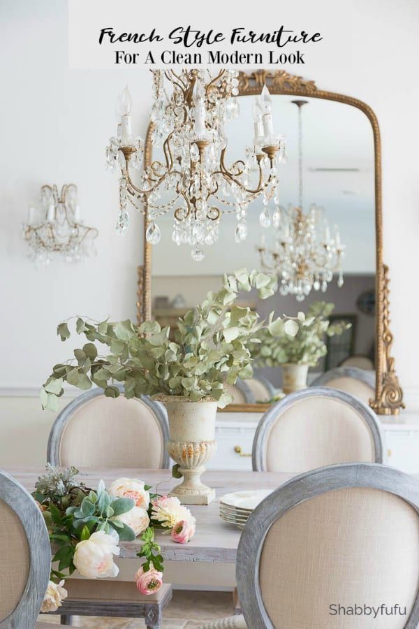 French Style Furniture and Chandelier Updates -   23 french decor style
 ideas