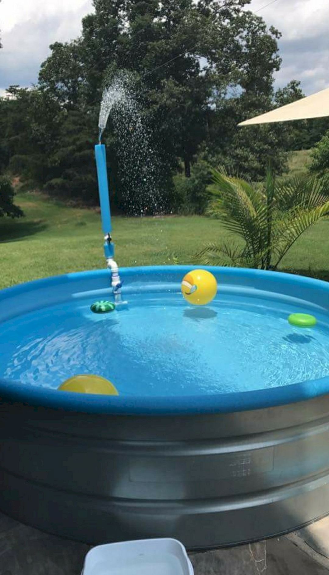 15 Best Stock Tank Pool Design Ideas You May Have On Your Home -   23 home garden pool
 ideas