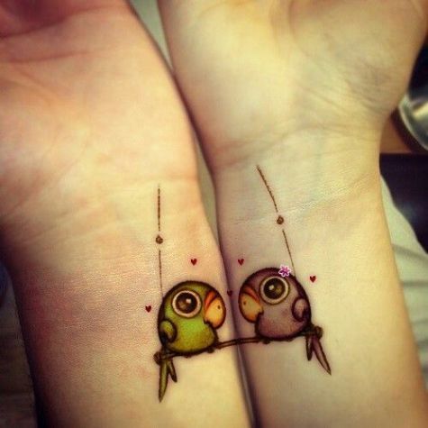 60+ Meaningful Matching Sister Tattoo Ideas -   23 meaningful sister tattoo
 ideas