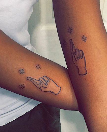 18 Sister Tattoos That Are Anything But Basic -   23 meaningful sister tattoo
 ideas