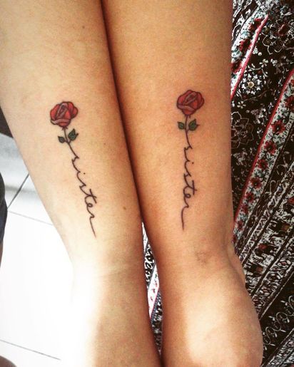 50 Matching Tattoos Sisters Can Get Together -   23 meaningful sister tattoo
 ideas