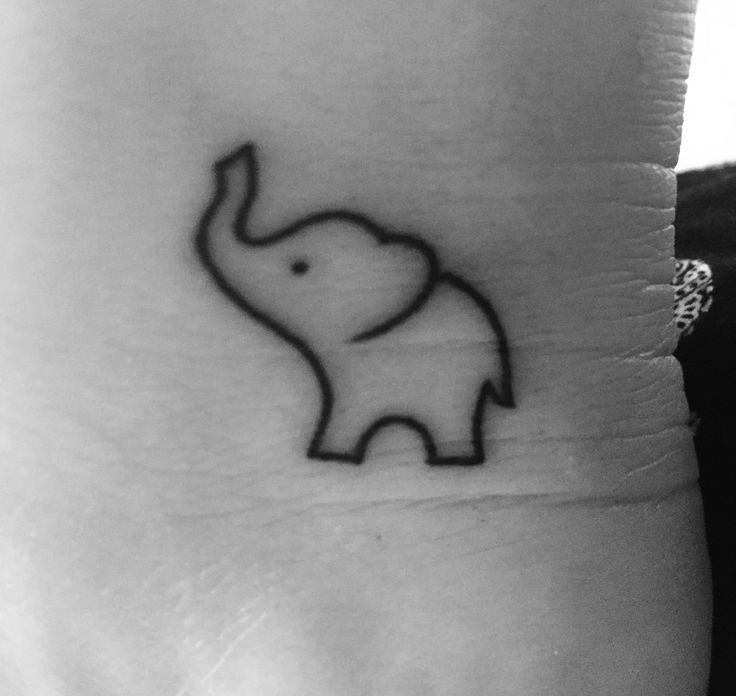 Elephant tattoo -   23 meaningful sister tattoo
 ideas