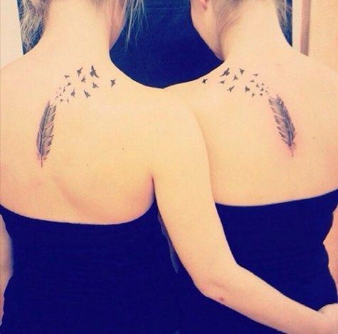 60+ Meaningful Matching Sister Tattoo Ideas #bestgirltattoos -   23 meaningful sister tattoo
 ideas