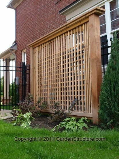 A Modern Privacy Screen Design -   23 short garden fence
 ideas