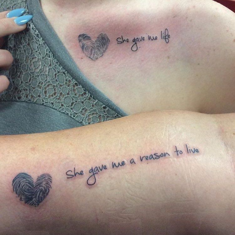55 Best Mother Daughter Tattoos For Someone Special In Your Life -   23 sister tattoo kids
 ideas
