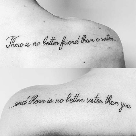 23 Cute and Creative Sister Tattoos -   23 sister tattoo kids
 ideas