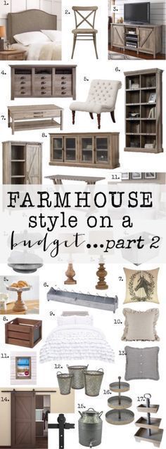 Farmhouse Style on a Budget...part 2 - House of Hargrove -   24 farmhouse style on a budget
 ideas