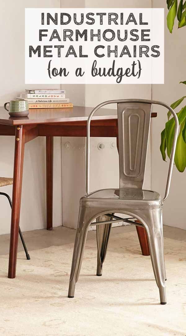 Industrial Farmhouse Style Chairs {on a budget} -   24 farmhouse style on a budget
 ideas