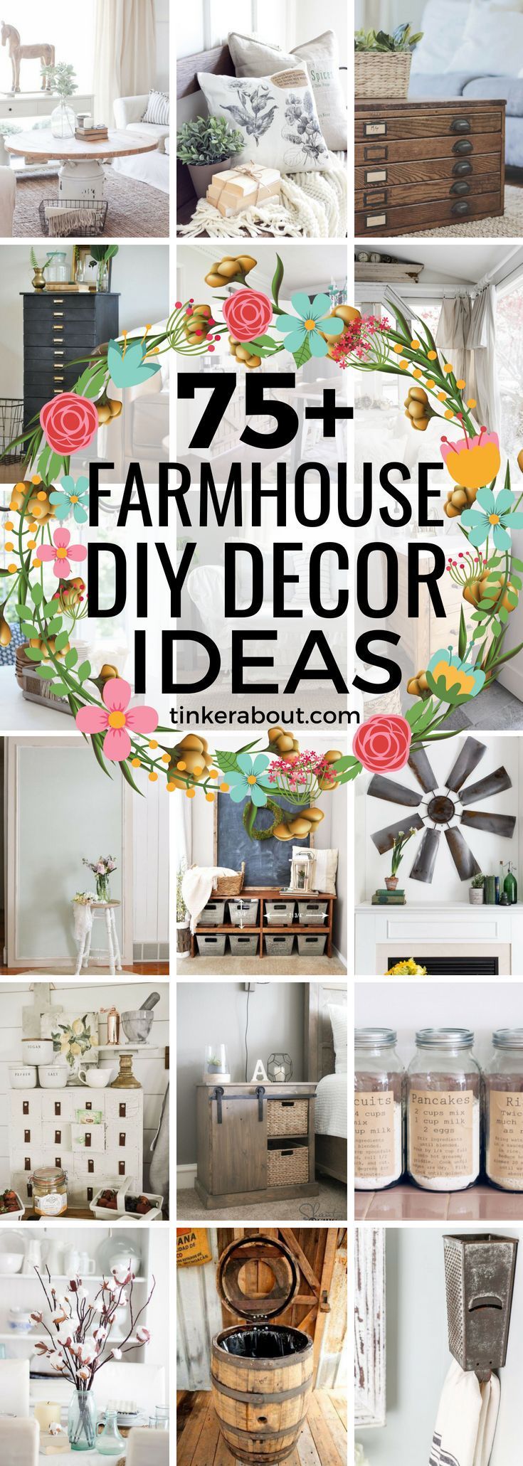 75+ DIY Farmhouse Decor Ideas For Every Room Of Your House -   24 farmhouse style on a budget
 ideas