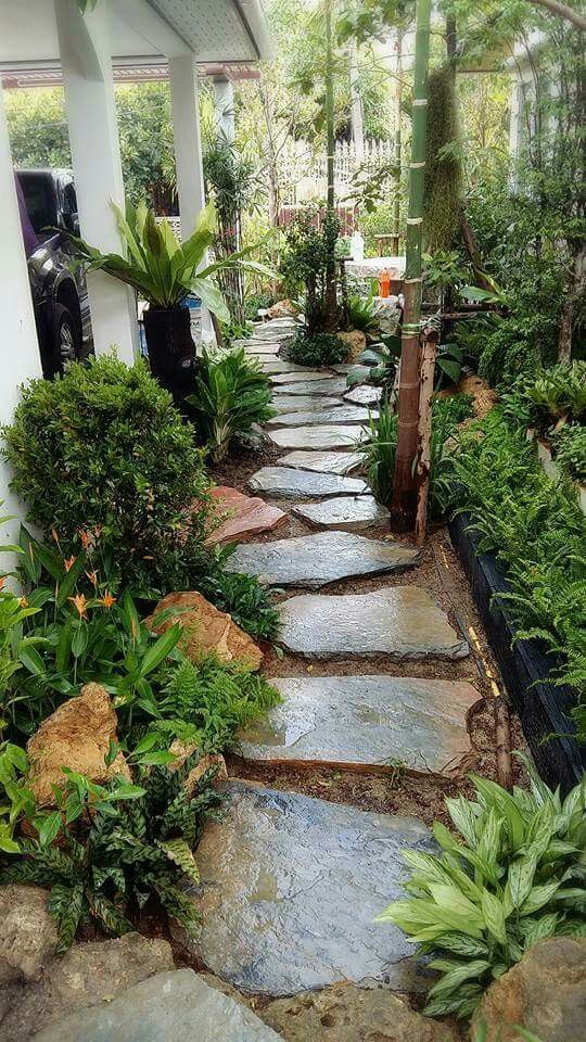 Landscaping Your Home on a Budget -   24 garden path budget
 ideas