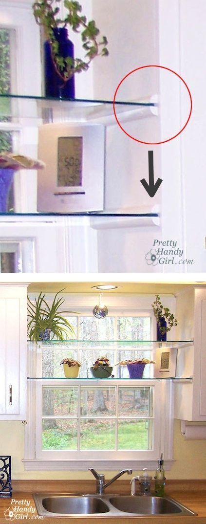 19 Amazing Kitchen Decorating Ideas -   24 glass shelves decor
 ideas