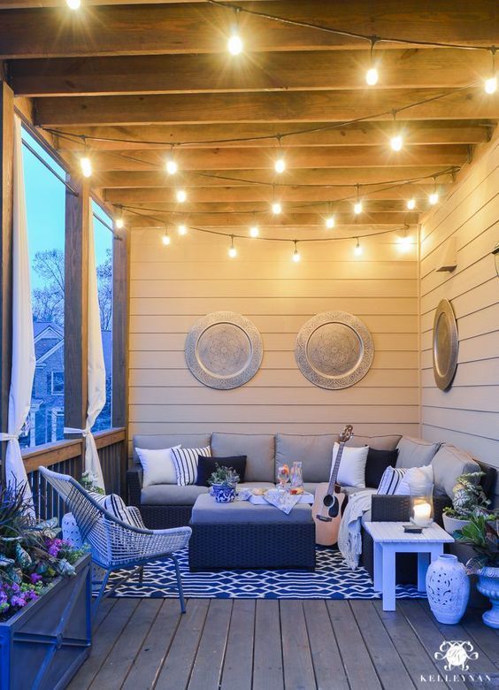 Top 10 Ways to Create a Relaxing Porch -   24 outdoor decor patio
 ideas
