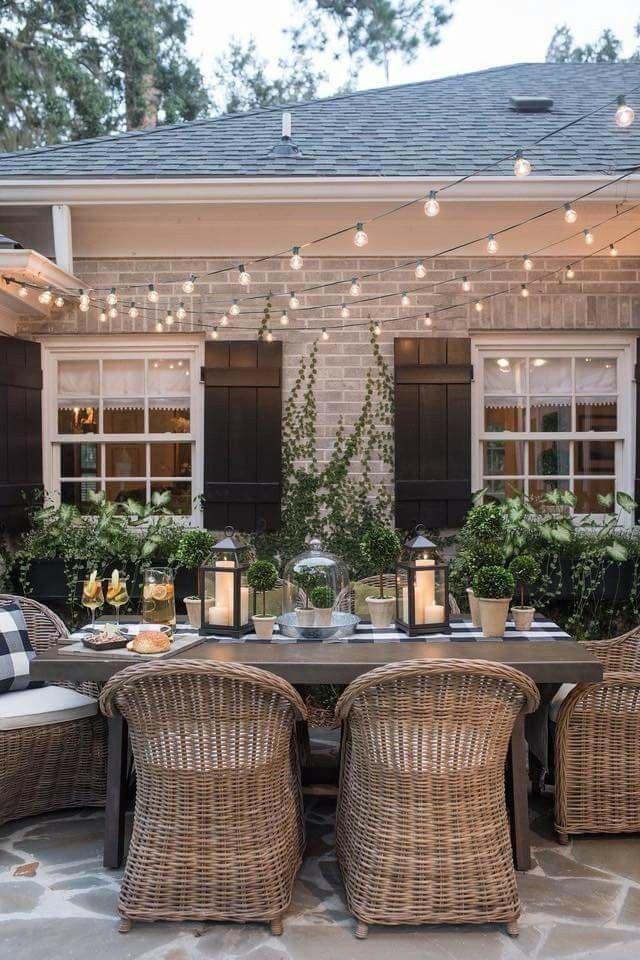 45+ Home Terrace Garden Inspirations, You Must Like It -   24 outdoor decor patio
 ideas