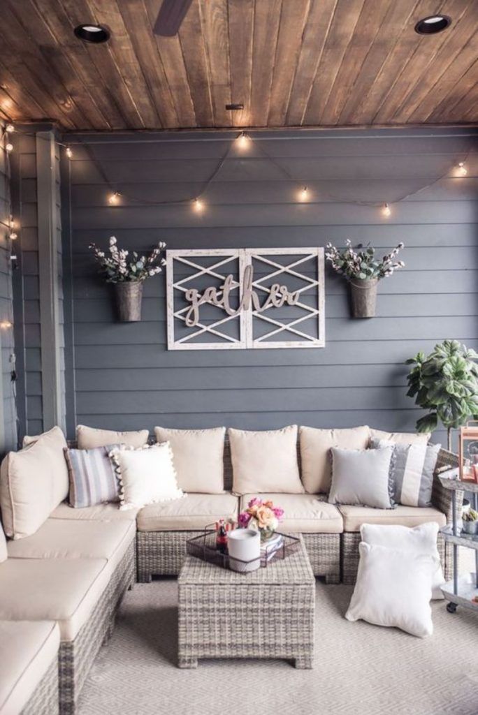 What Is Hot On Pinterest: Outdoor D?cor Edition -   24 outdoor decor patio
 ideas