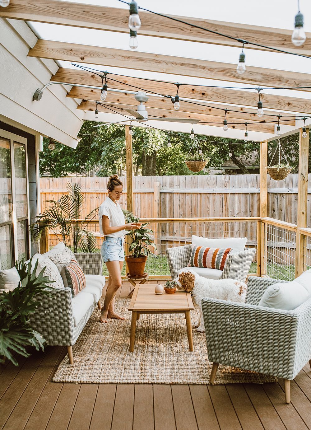 Before & After Patio Renovation REVEAL | LivvyLand -   24 outdoor decor patio
 ideas