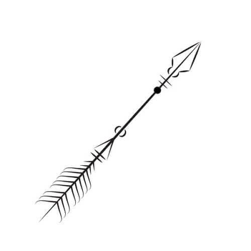 by is a temporary tattoo from inkbox - 1 -   24 white tattoo arrow
 ideas