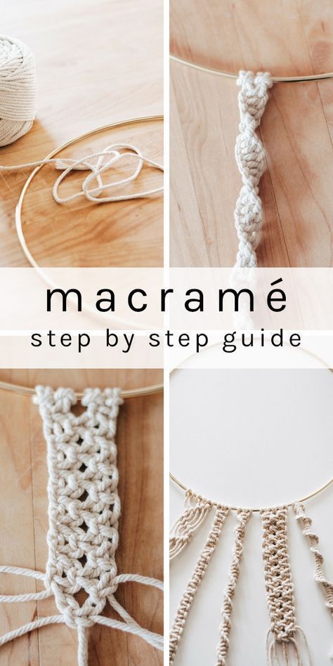 Basic Macrame Knots : Step by Step Guide -   25 diy crafts to make
 ideas