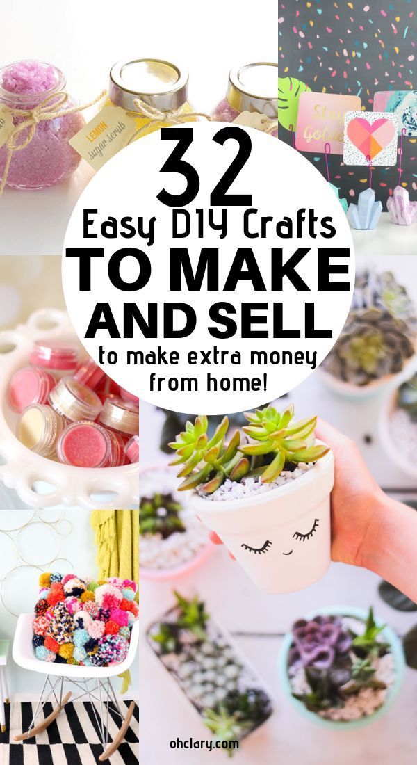 Hot Craft Ideas to Sell - 30+ Crafts To Make And Sell From Home -   25 diy crafts to make
 ideas
