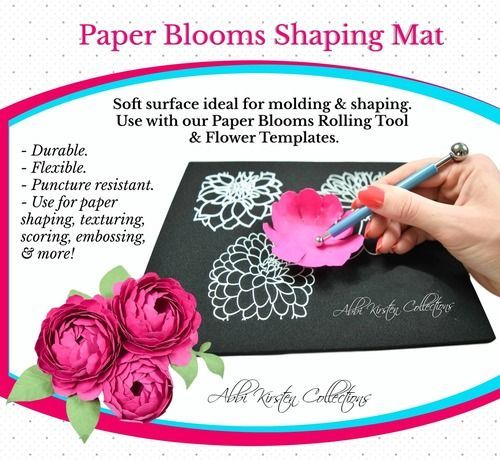 Paper Blooms Shaping Mat & Rolling Tool Kit -   25 diy flower food
 ideas