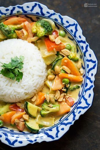 Gelbes Thai-Curry mit Erdnussbutter -   25 fitness food rezepte
 ideas